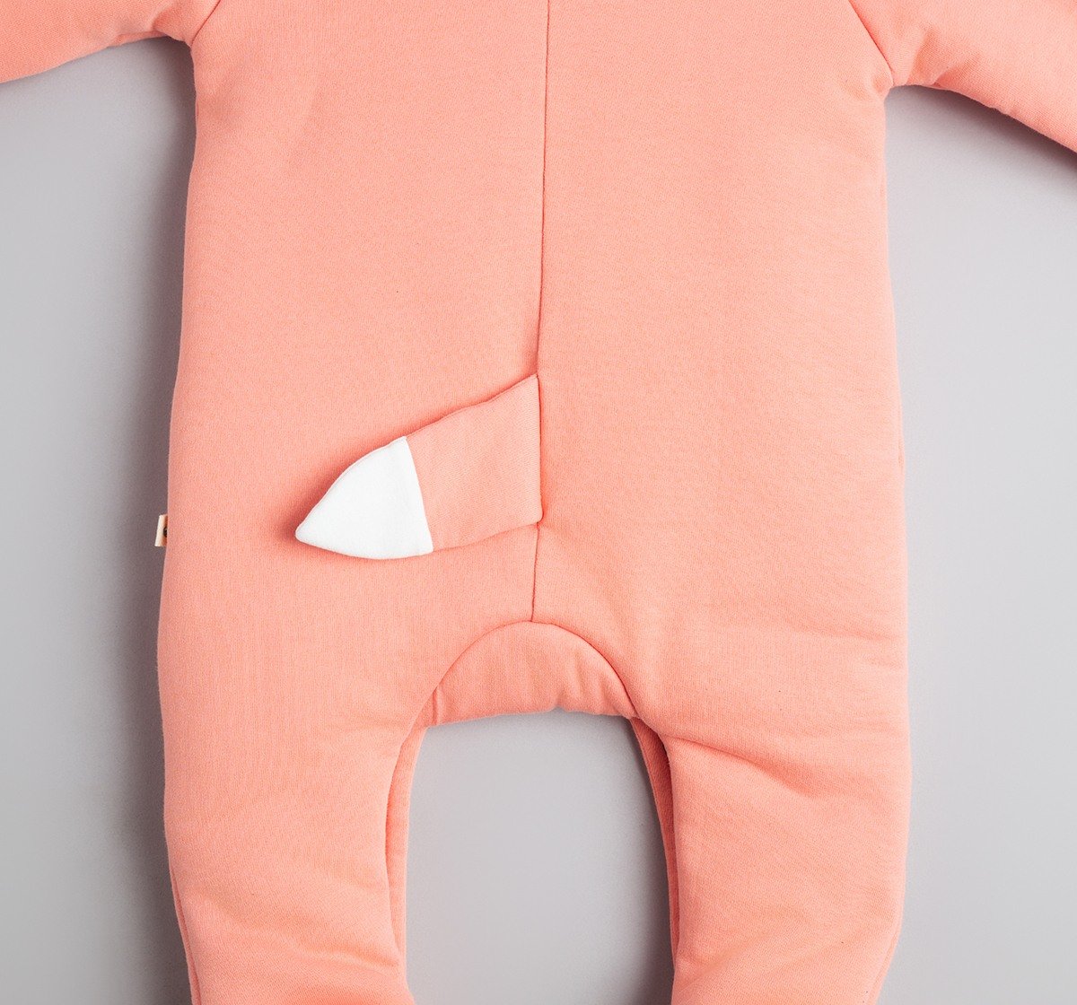 Baby Unisex Fox Character Hooded Heavy Winter Pramsuit