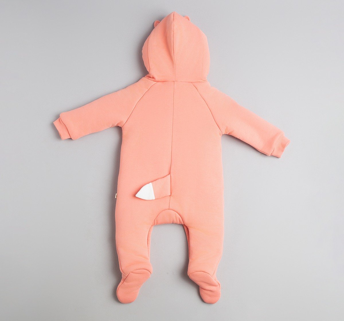 Baby Unisex Fox Character Hooded Heavy Winter Pramsuit