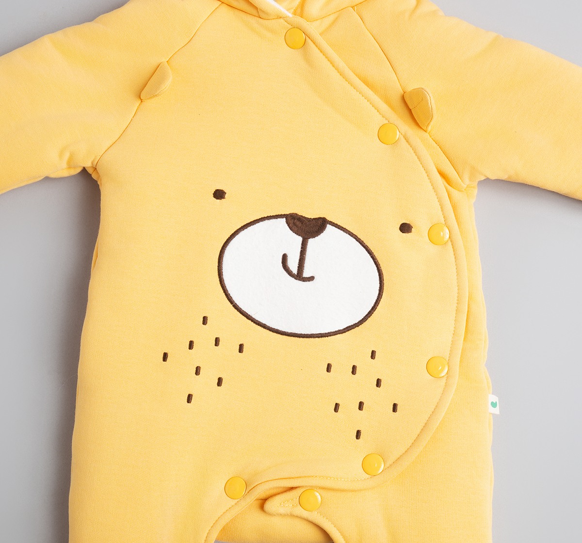 Baby Unisex Printed Hooded Pramsuit