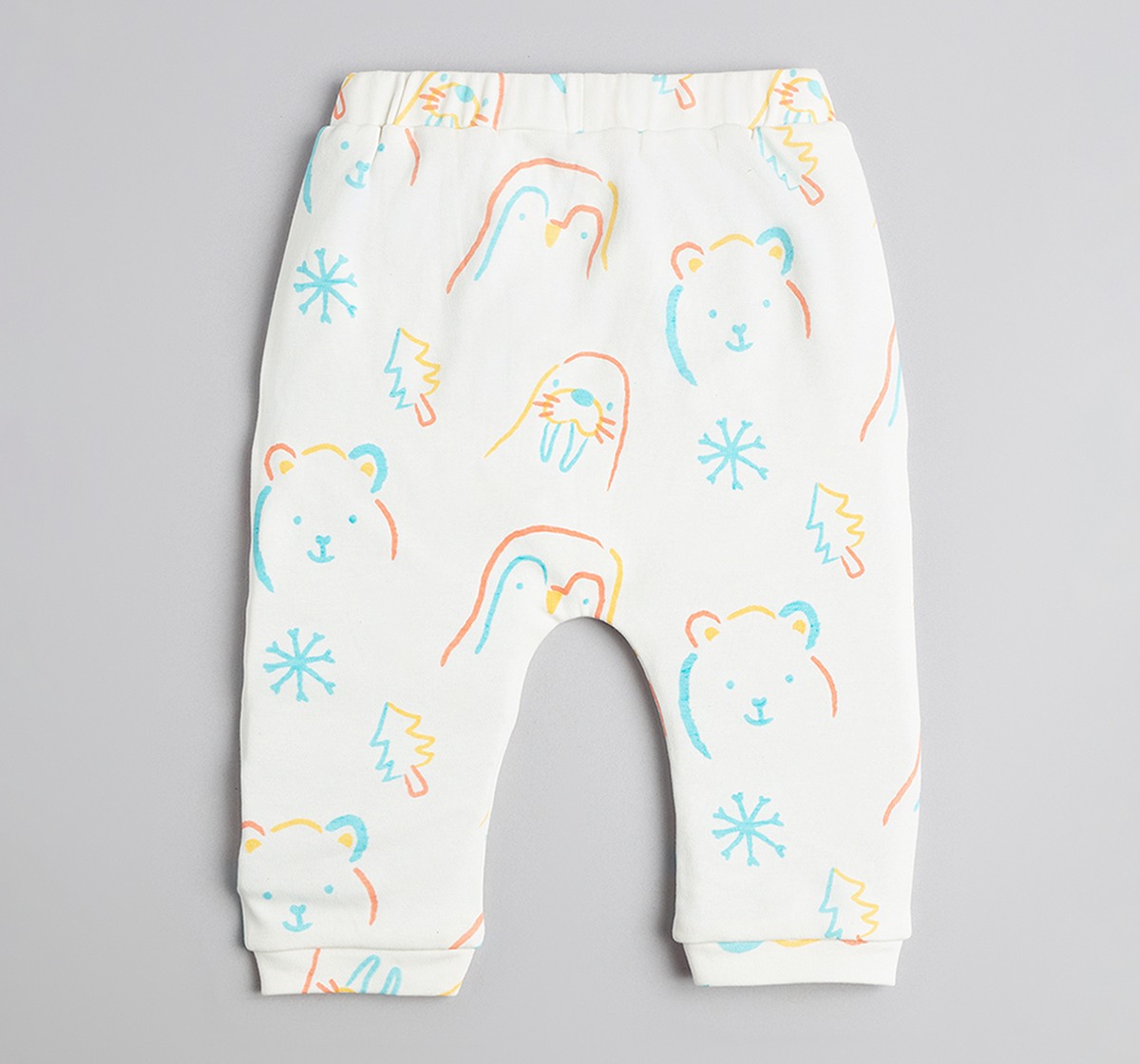 Baby Unisex Organic Cotton Printed Joggers (Pack Of 2)