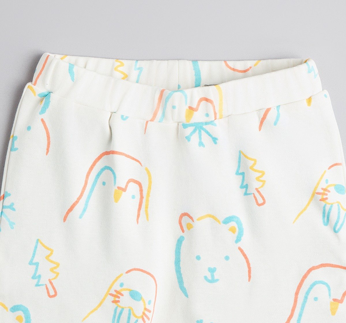 Baby Unisex Organic Cotton Printed Joggers (Pack Of 2)