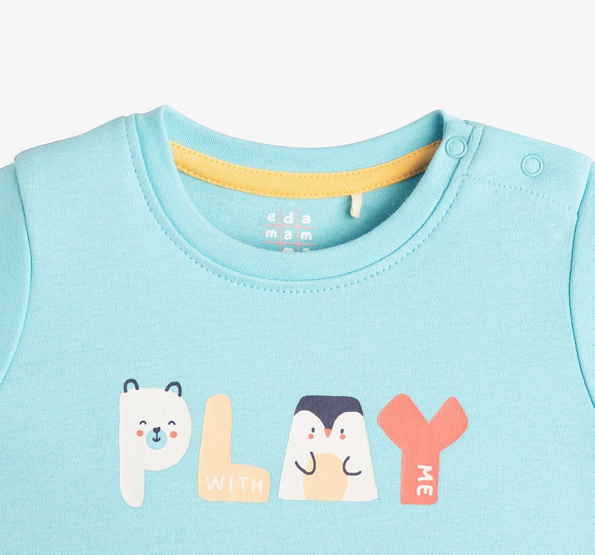 Baby Unisex Printed Organic Cotton T-Shirts (Pack Of 2)