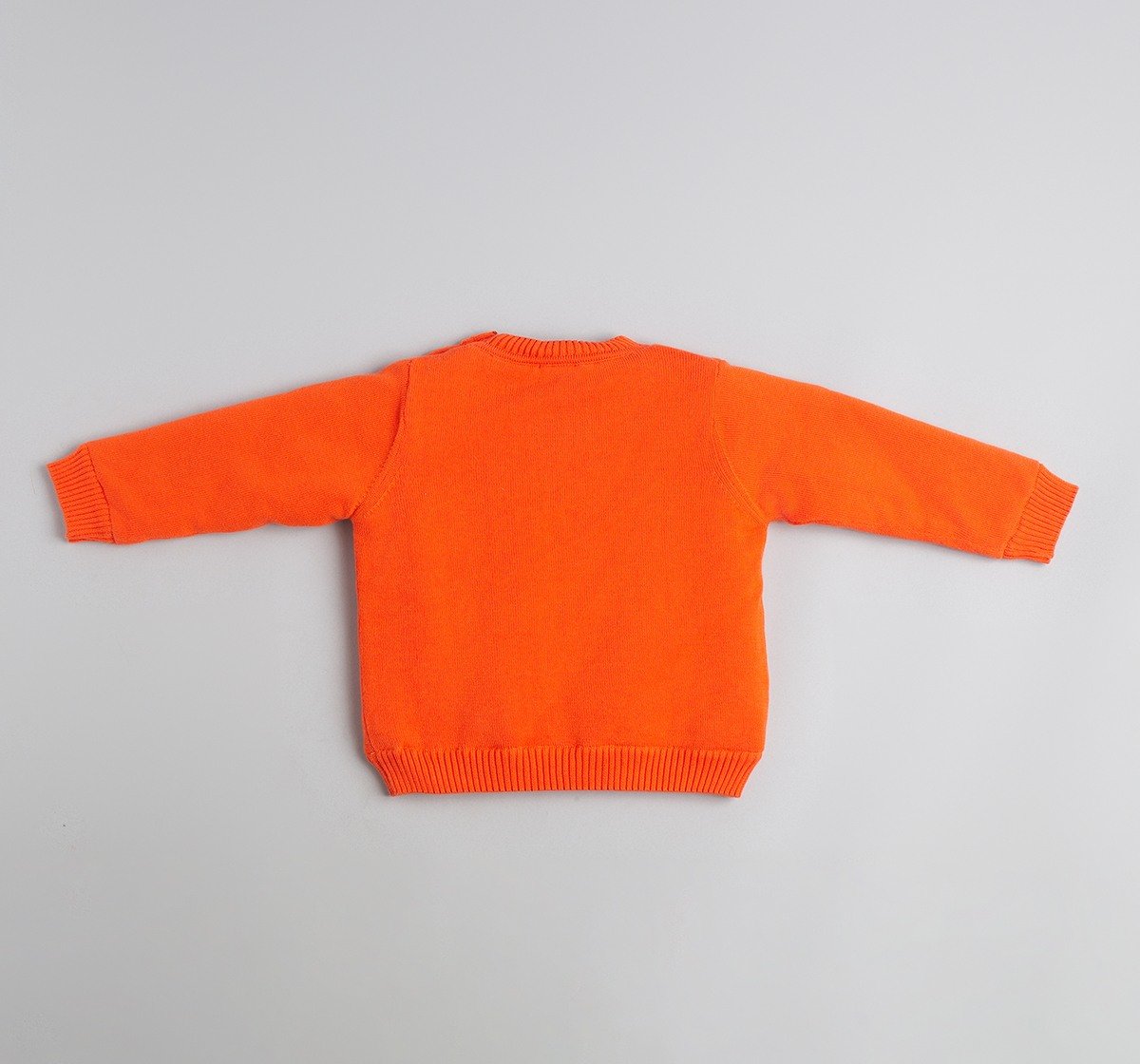 Baby Unisex Embroidered Sweater With Beanie