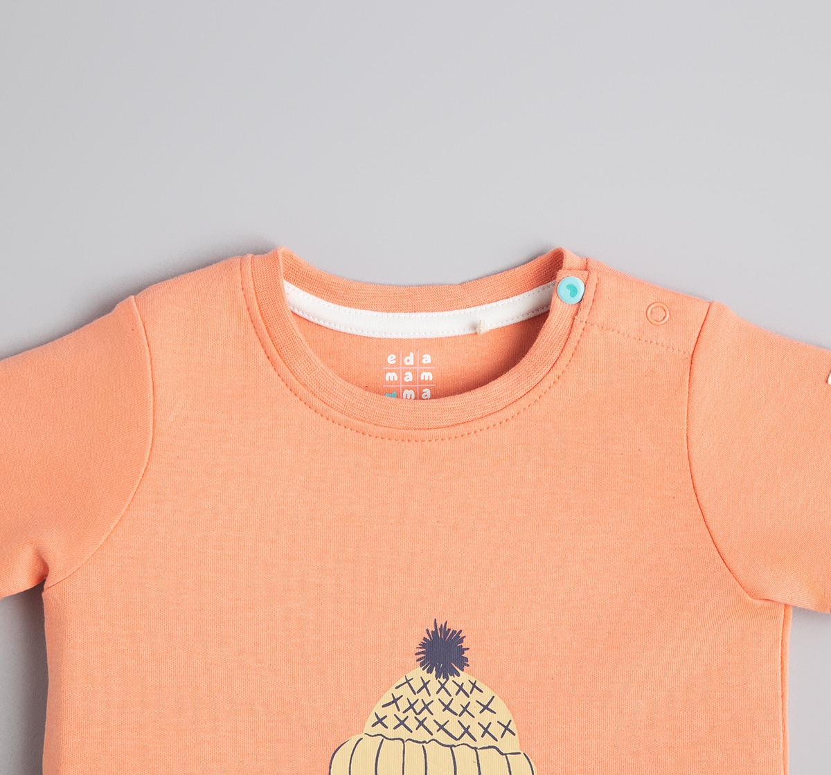 Baby Unisex  Interactive Printed T-Shirt