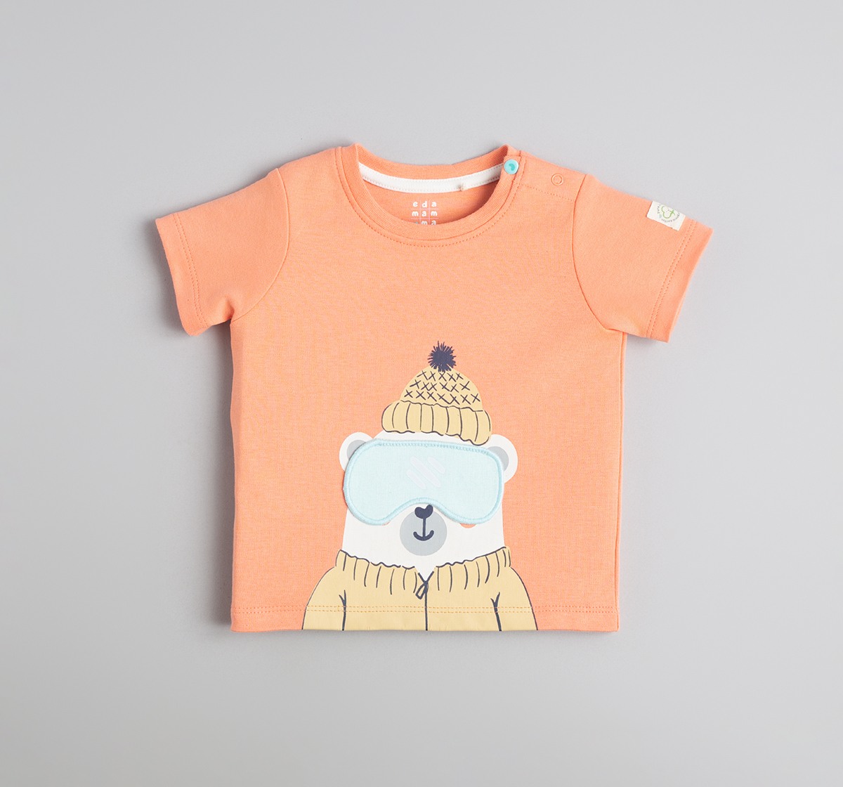 Baby Unisex  Interactive Printed T-Shirt