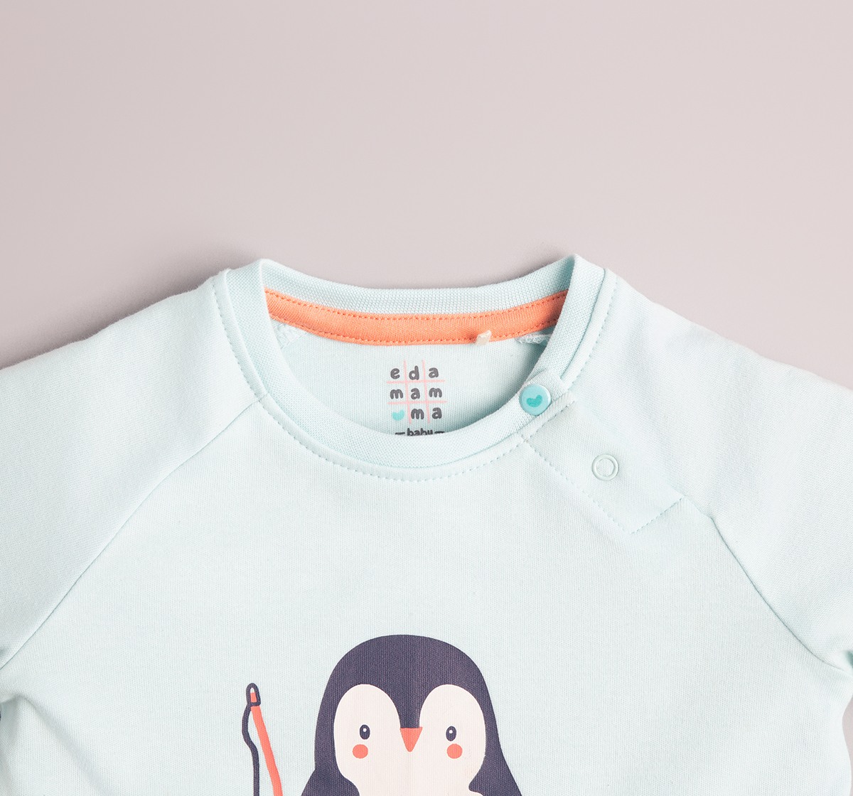 Baby Unisex  Organic Cotton Interactive Printed T-Shirt