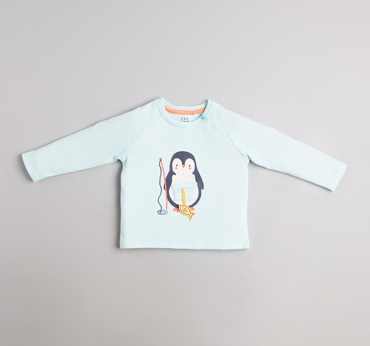 Baby Unisex  Organic Cotton Interactive Printed T-Shirt