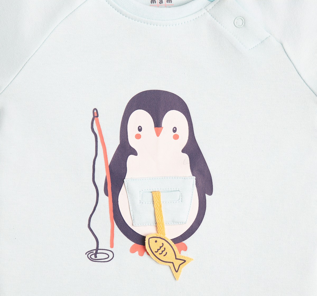 Baby Unisex  Organic Cotton Interactive Printed T-Shirt