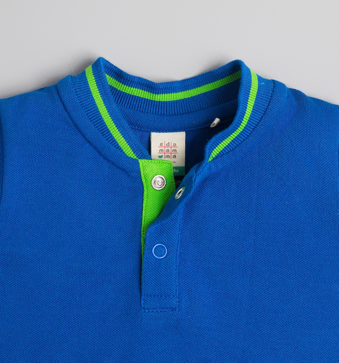 Baby Boys Polo T-Shirt With Applique