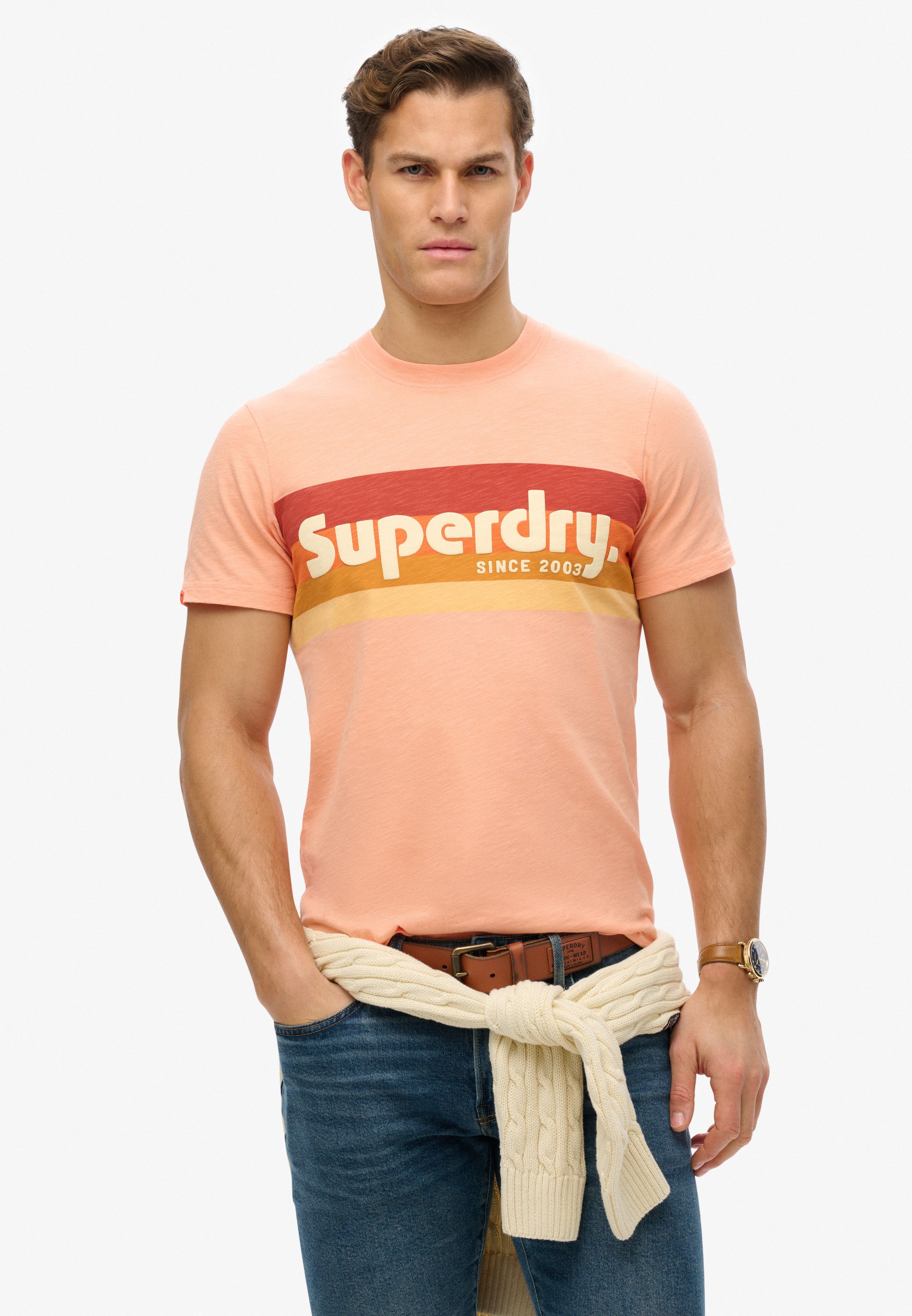 TERRAIN LOGO STRIPE RELXED TEE