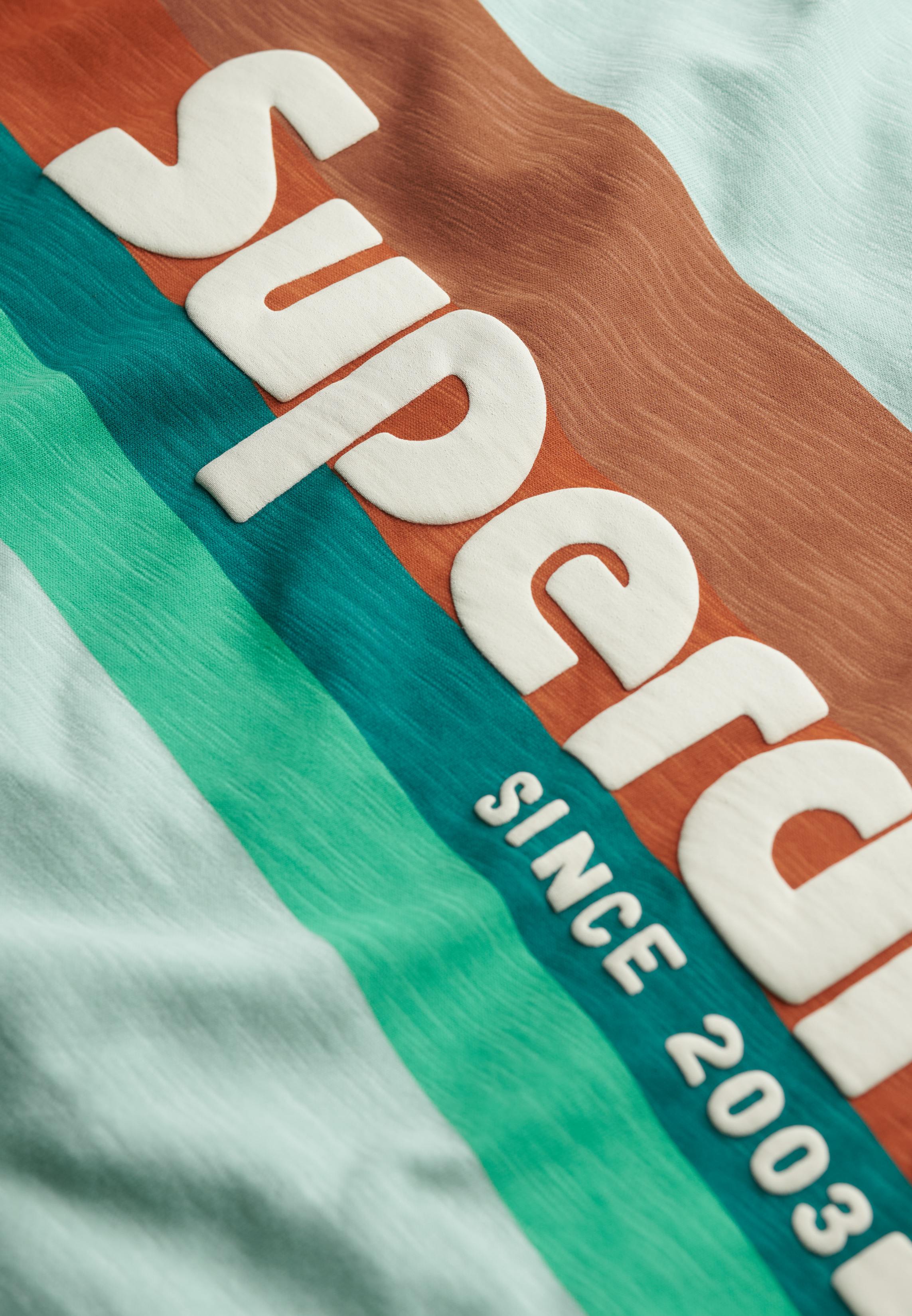 TERRAIN LOGO STRIPE RELXED TEE