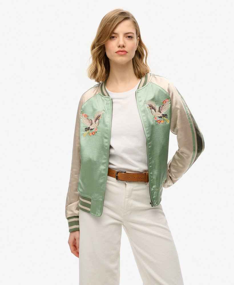 SUIKAJAN EMBROIDERED BOMBER
