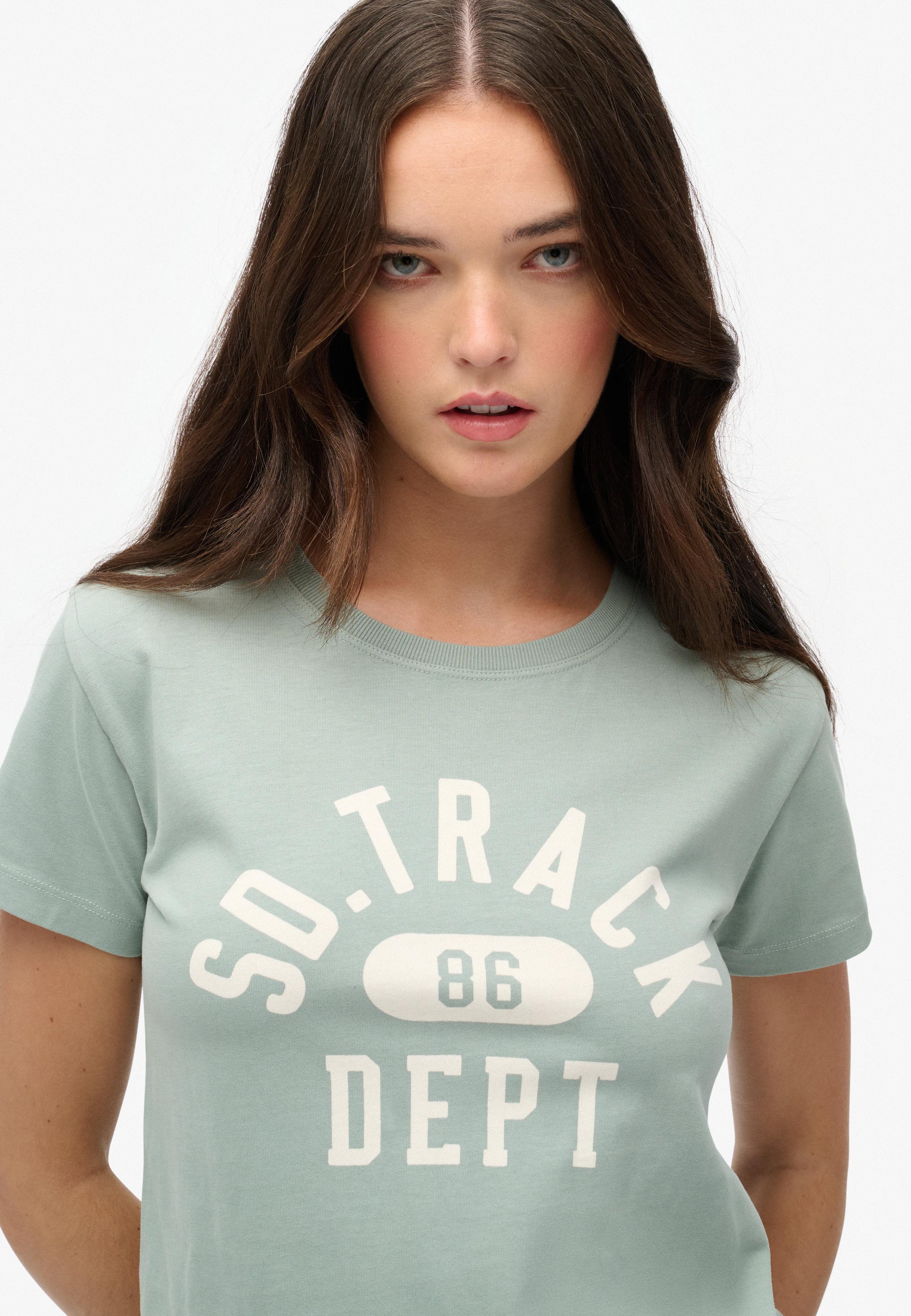 ATHLETIC GRAPHIC FITTED TEE