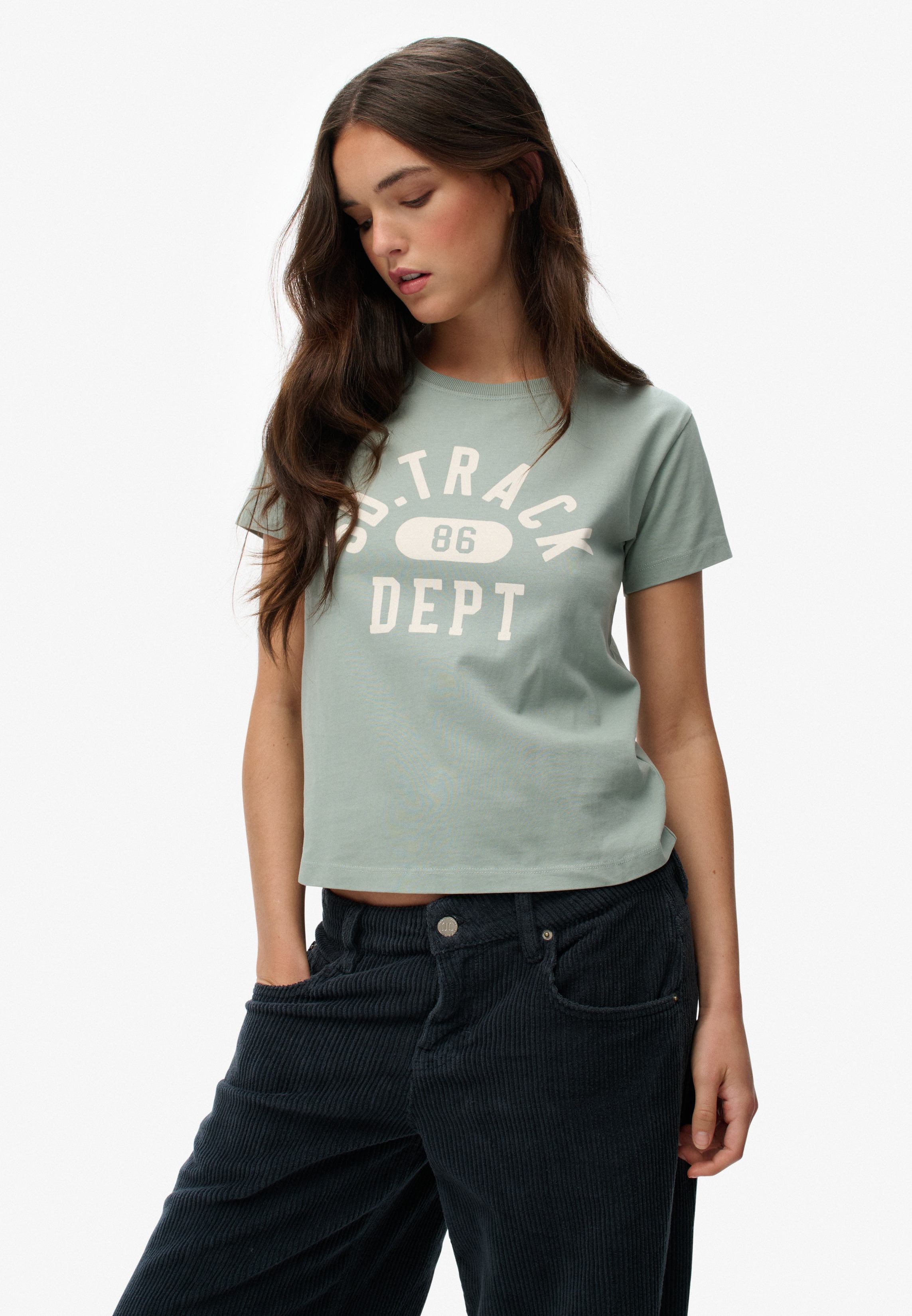 ATHLETIC GRAPHIC FITTED TEE