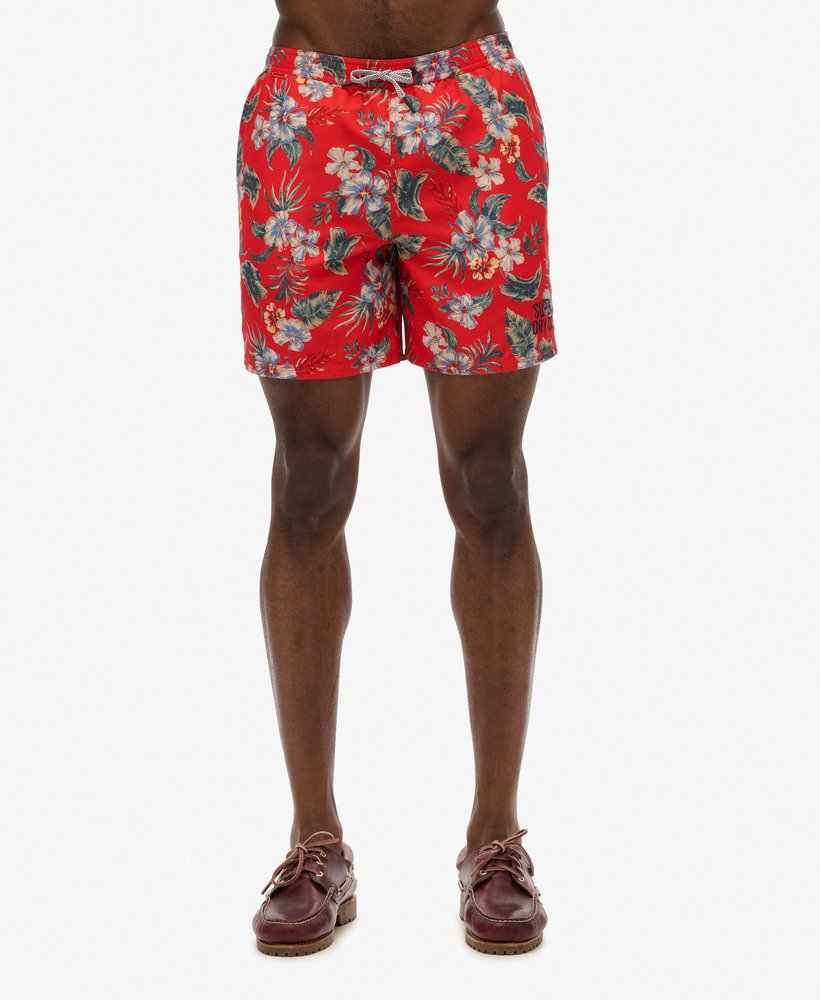 HAWAIIAN PRINT 16 SWIM SHORT