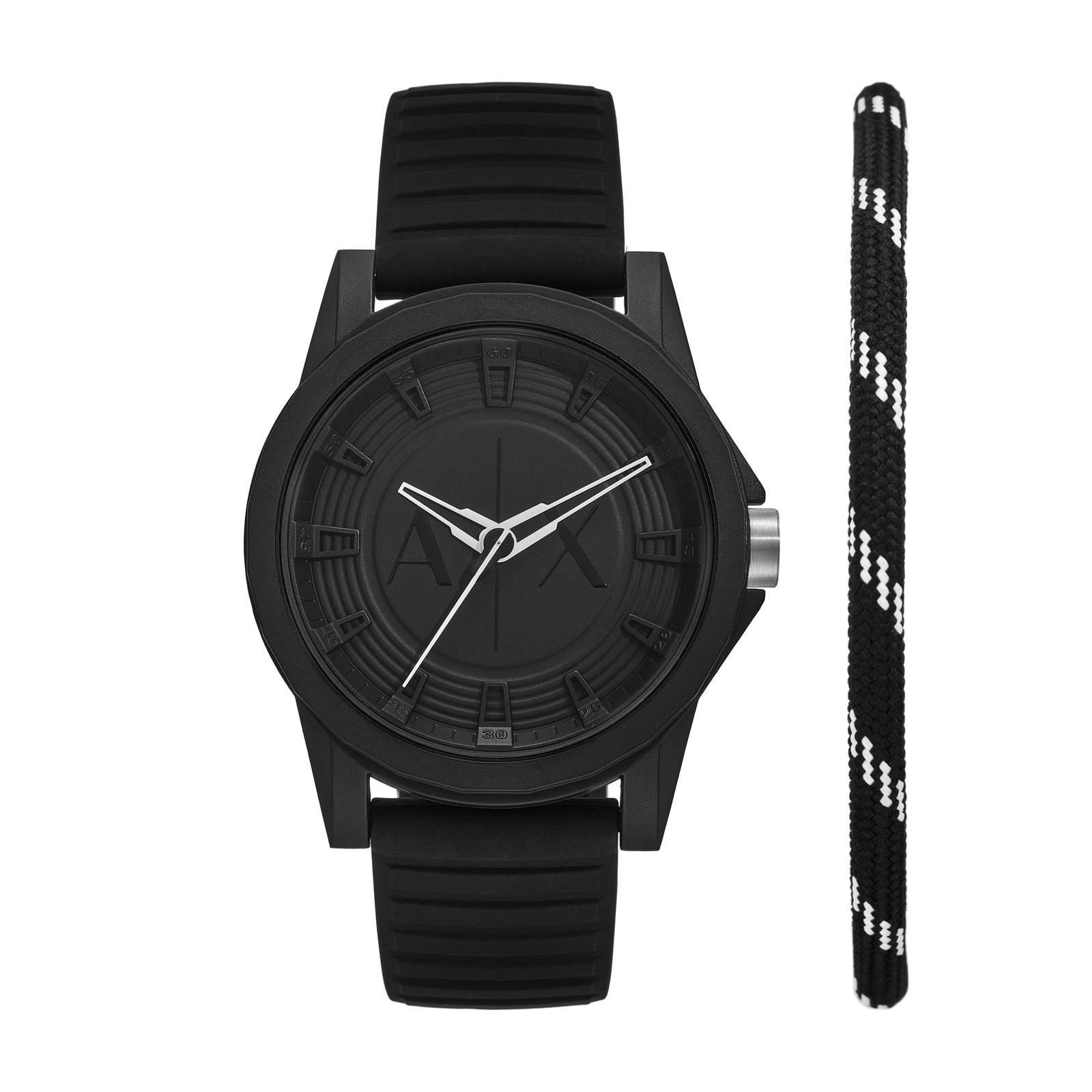 Armani Exchange Black Watch AX7159SET