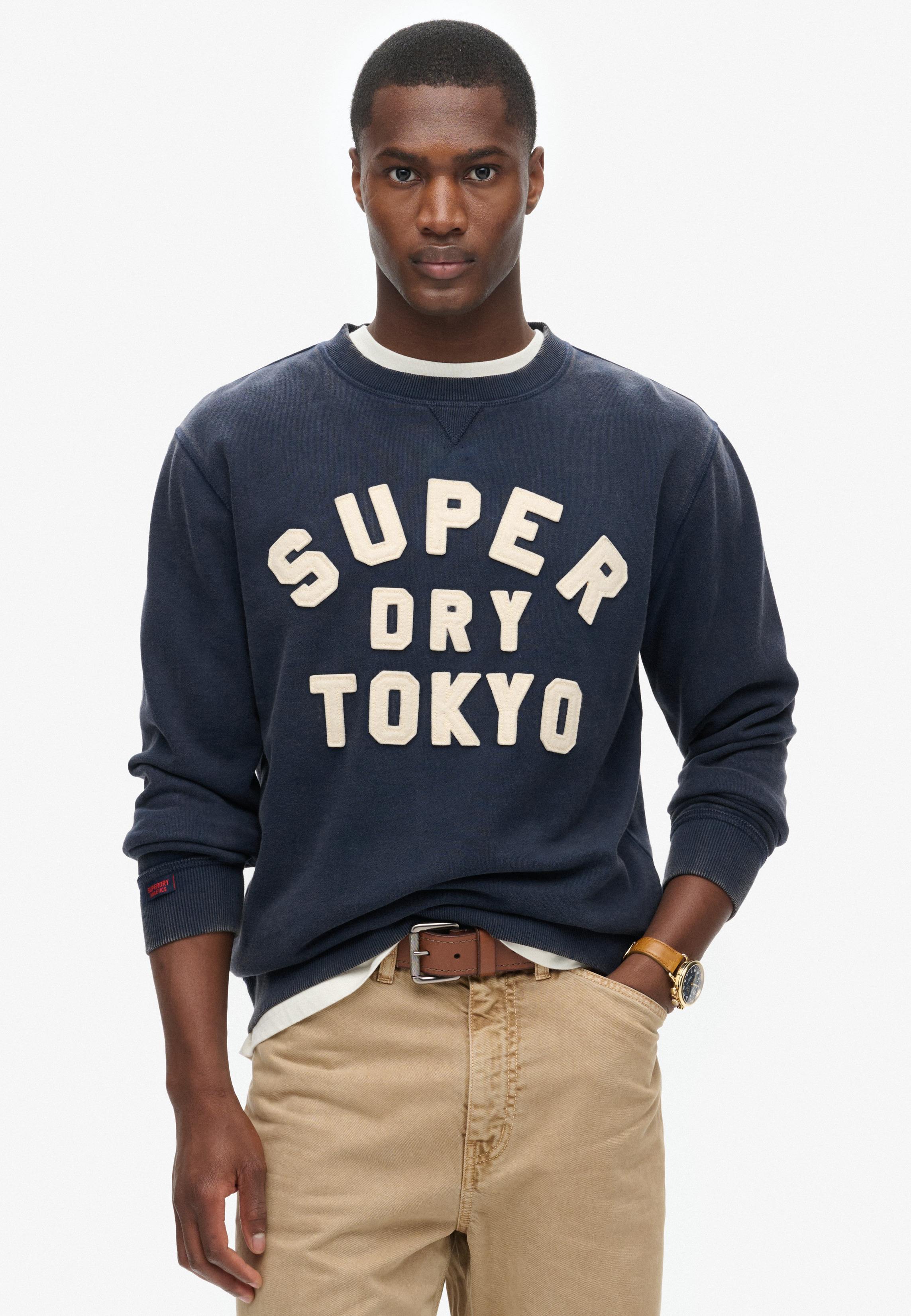 VINTAGE ATHLETIC CREW SWEATSHIRT