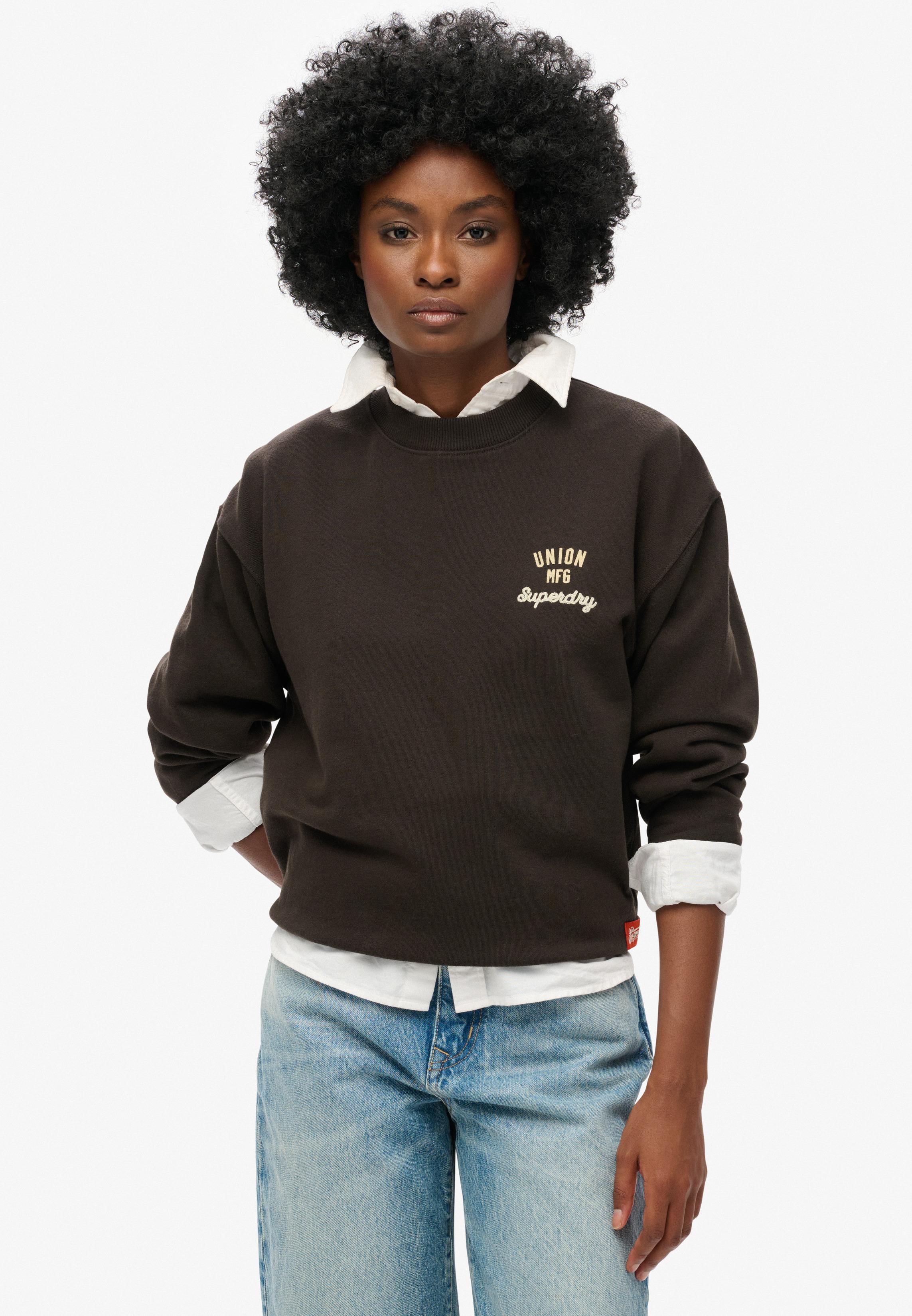 WORKWEAR EMBROIDER LOOSE CREW