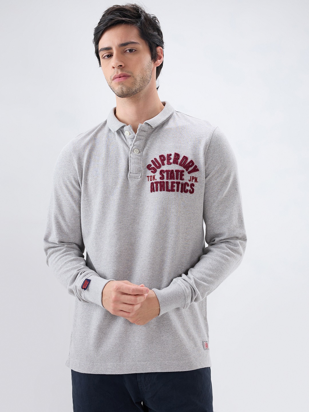 VINTAGE ATHLETIC L/S POLO