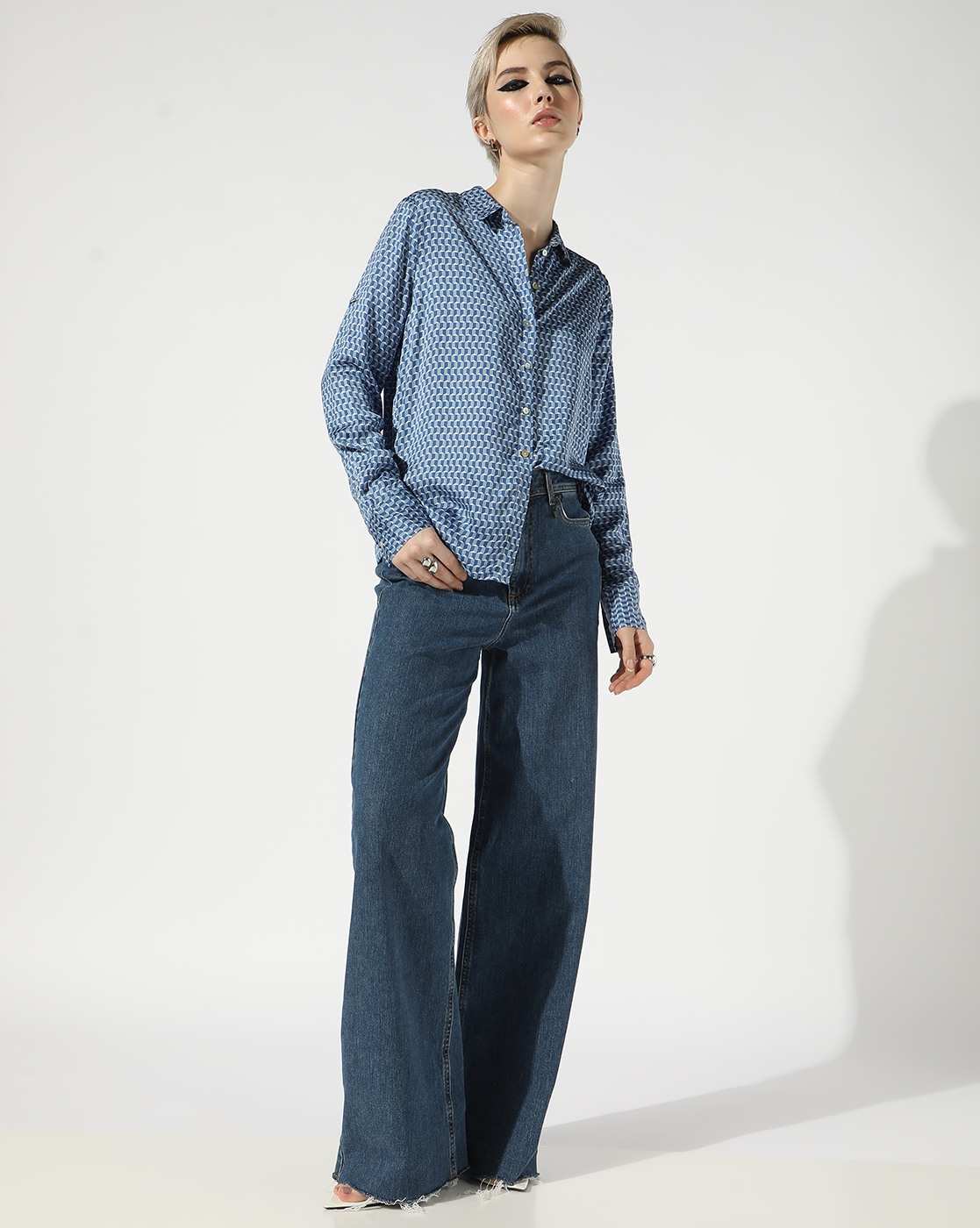 Studios Satin Printed Shirt