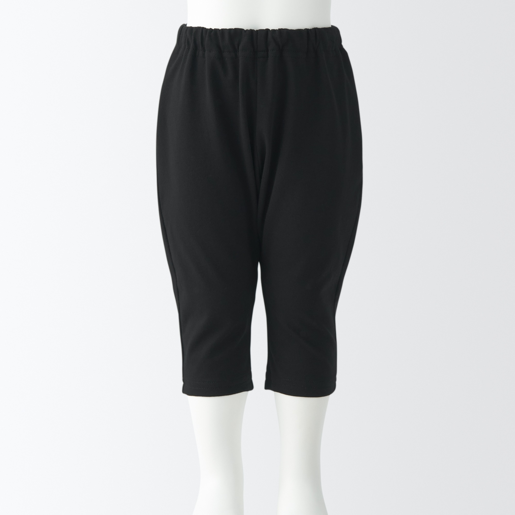MUJI | Baby High waisted stretch 3/4 length sarourl pants