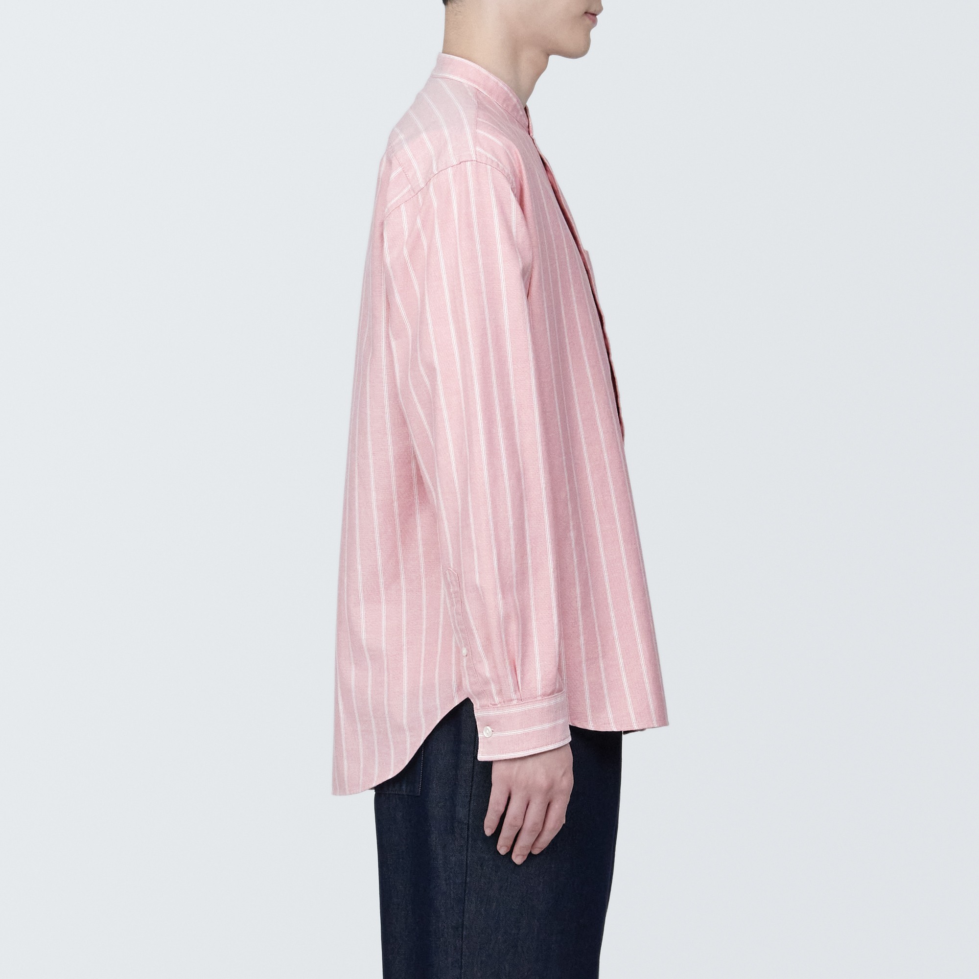 Washed oxford button down Long Sleeve shirt