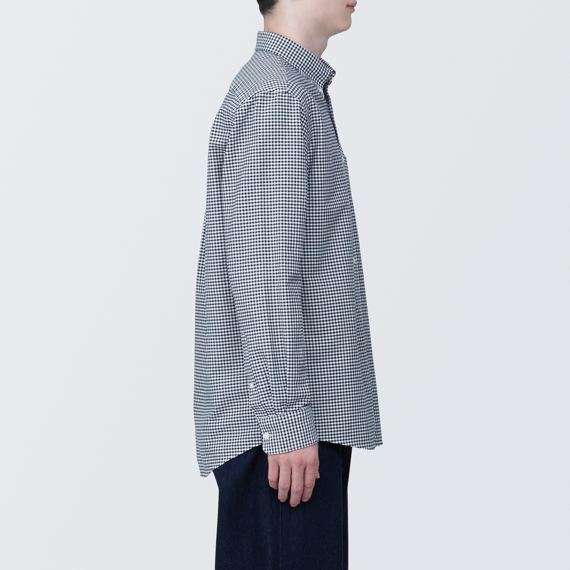 Washed oxford button down Long Sleeve shirt