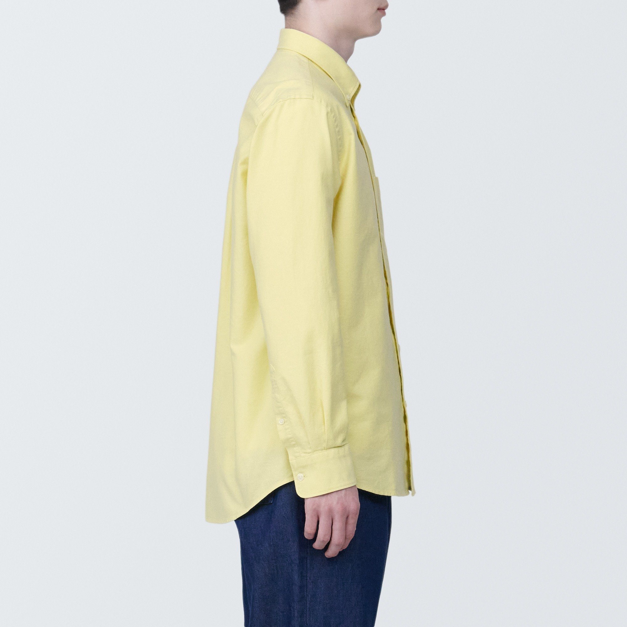 Washed oxford button down Long Sleeve shirt