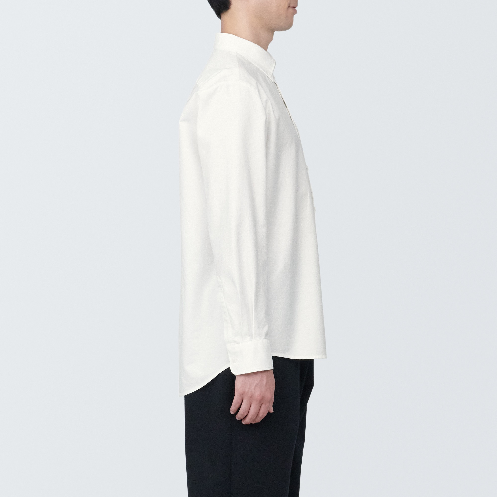 Washed oxford button down Long Sleeve shirt