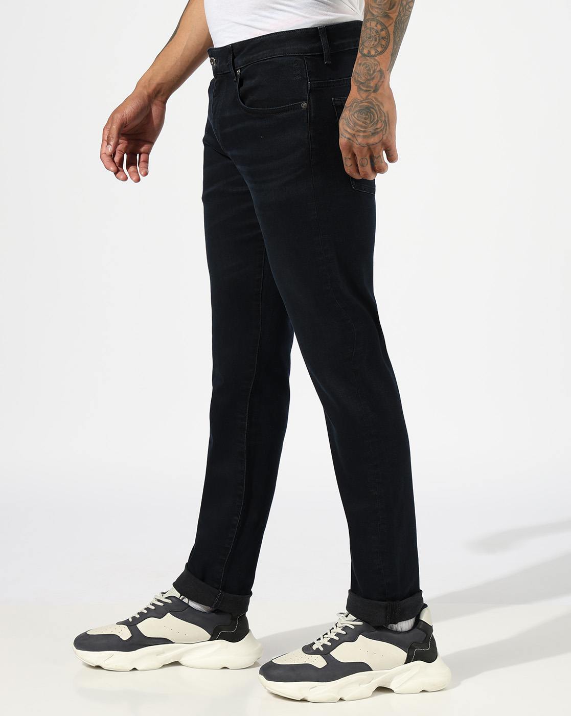 2 TOKYO SLIM BLUE BLACK JEANS