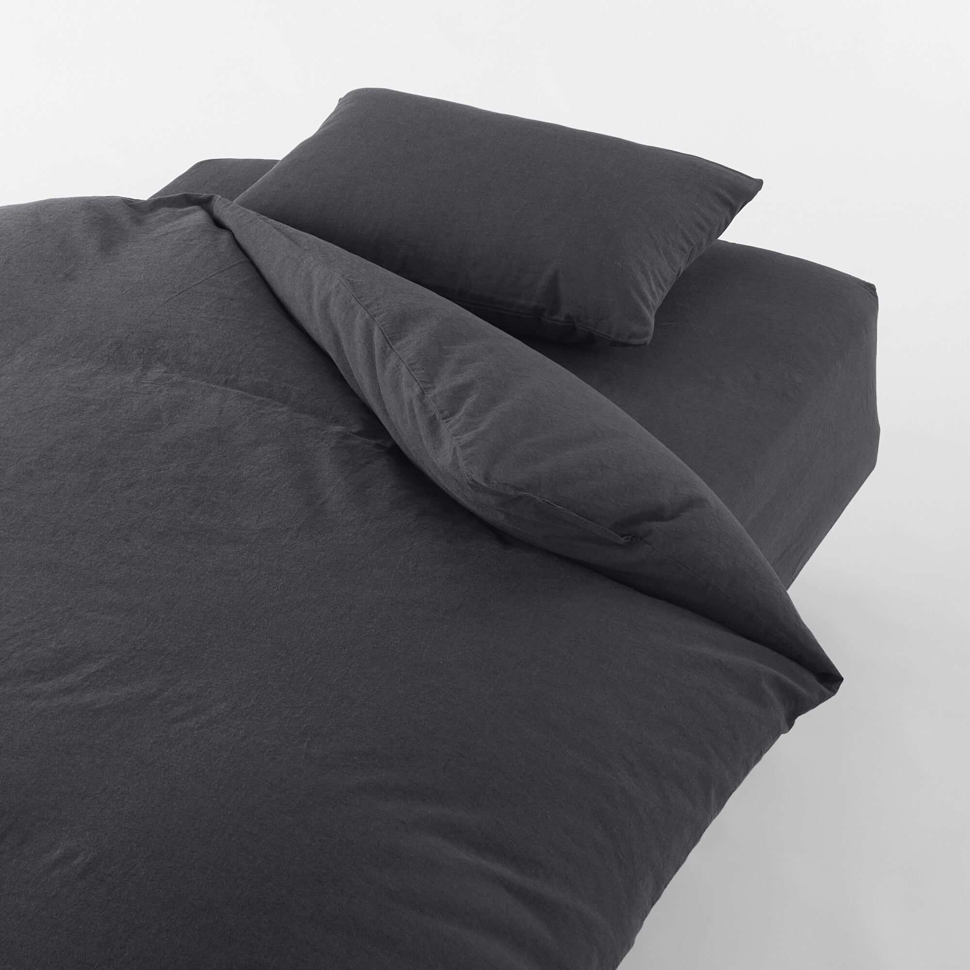 WASHED COTTON FITTED SHEET Q
