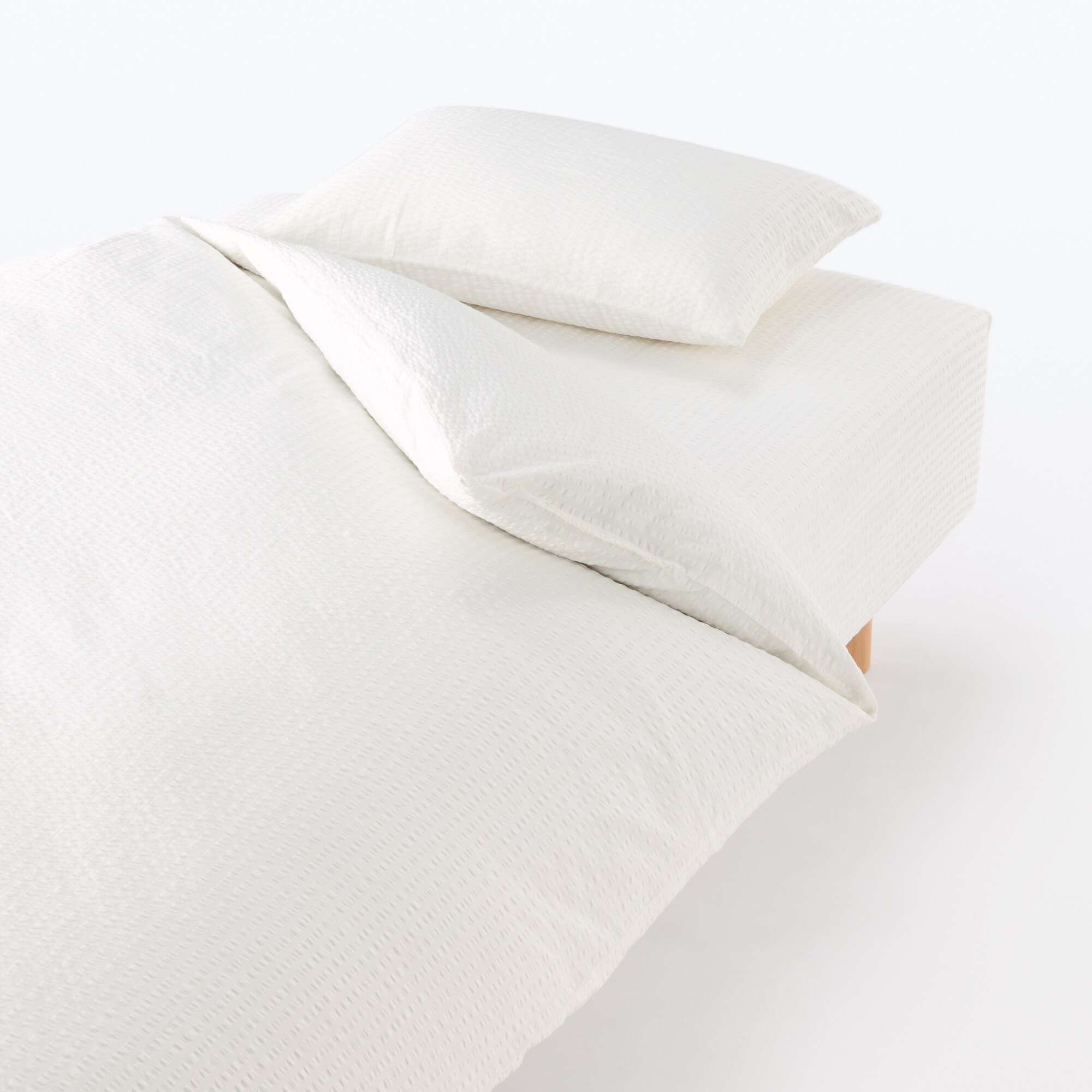 COTTON SEERSUCKER PILLOWCASE