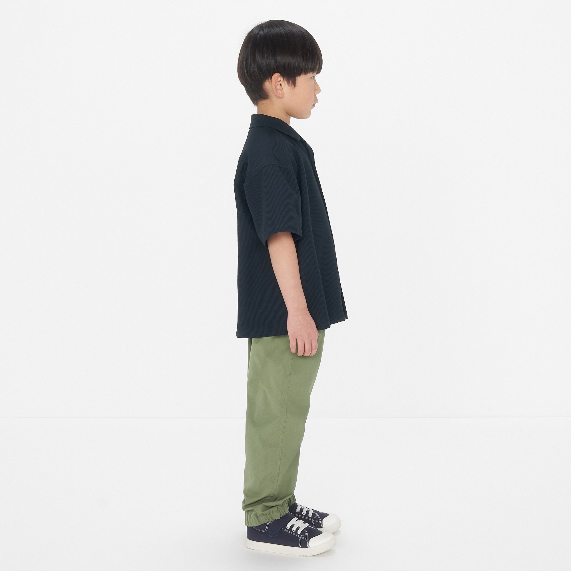 MUJI | Breathable seersucker woven shirt