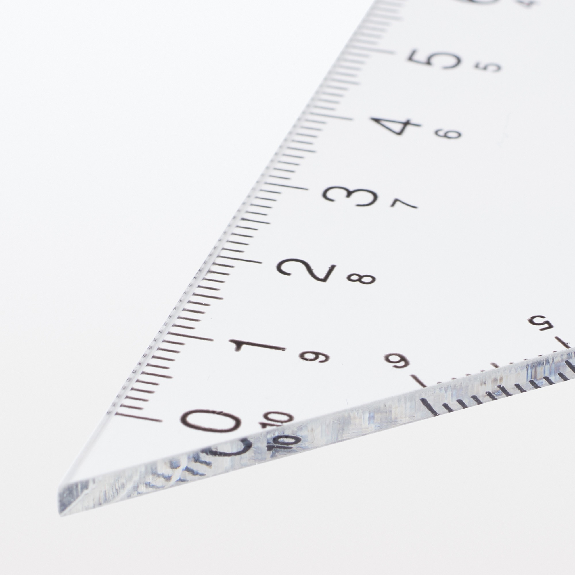 MUJI | Acrylic set square 45 Degrees