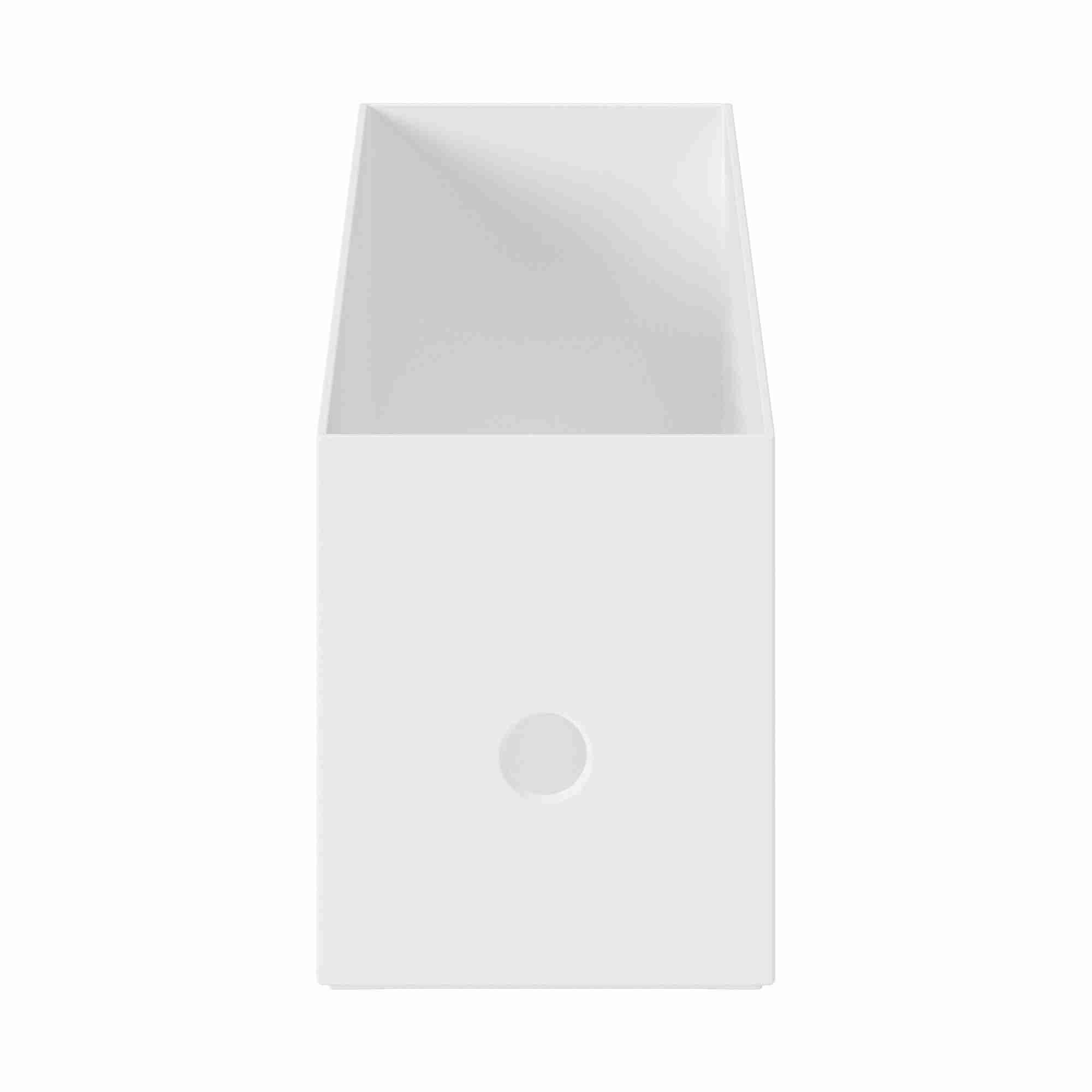 Polypropylene file box Standard 1/2 White grey