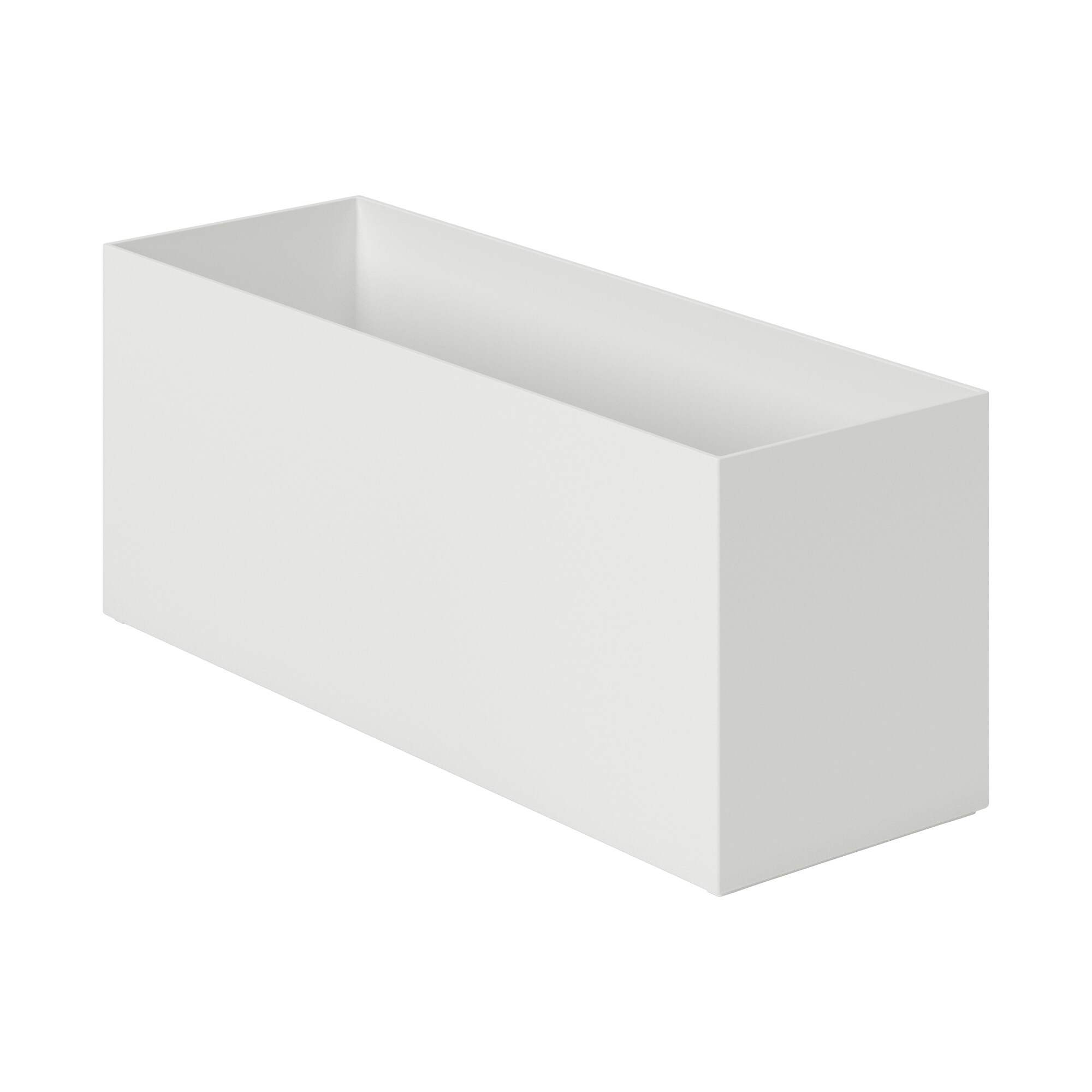 Polypropylene file box Standard 1/2 White grey