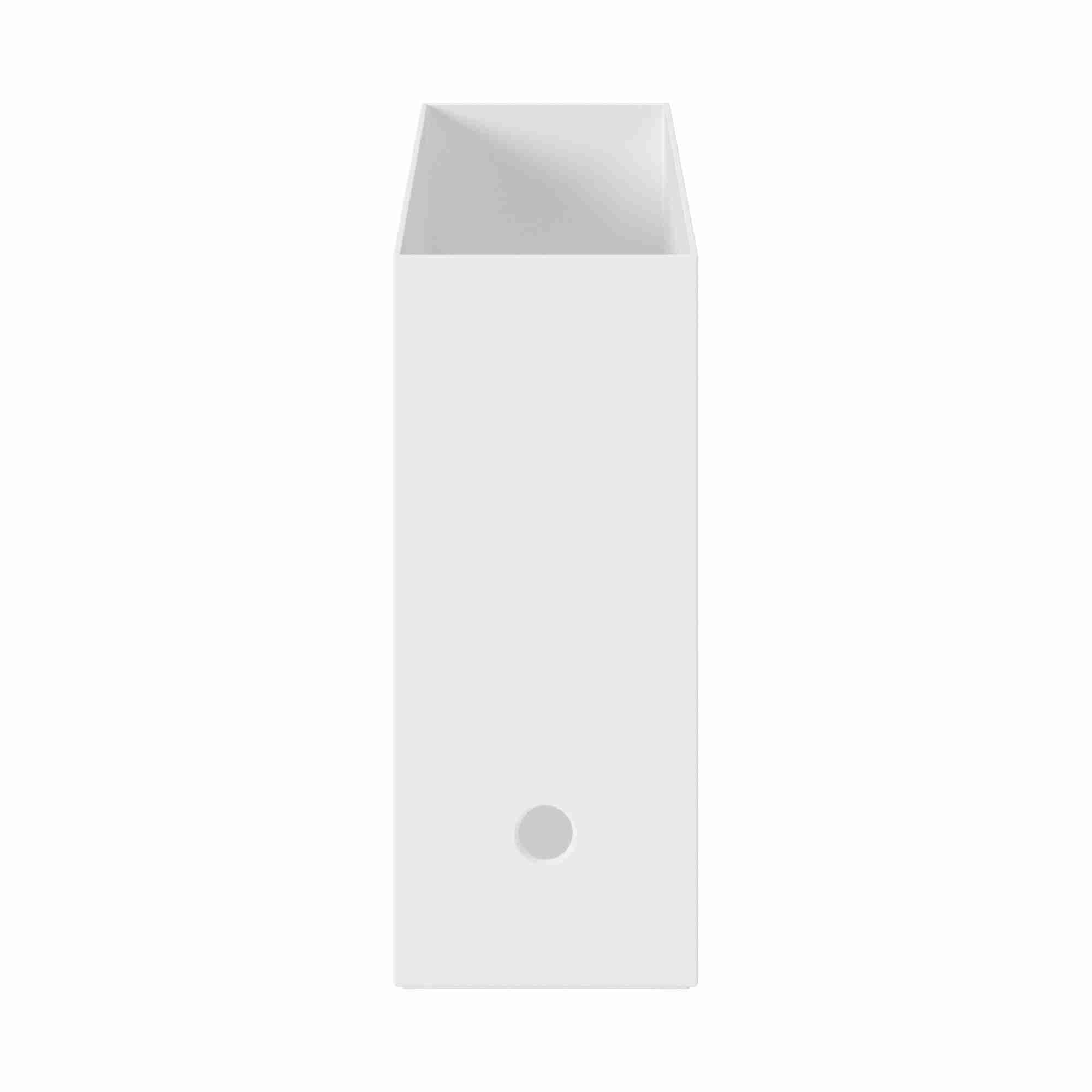 MUJI | Polypropylene file box Standard A4 White grey