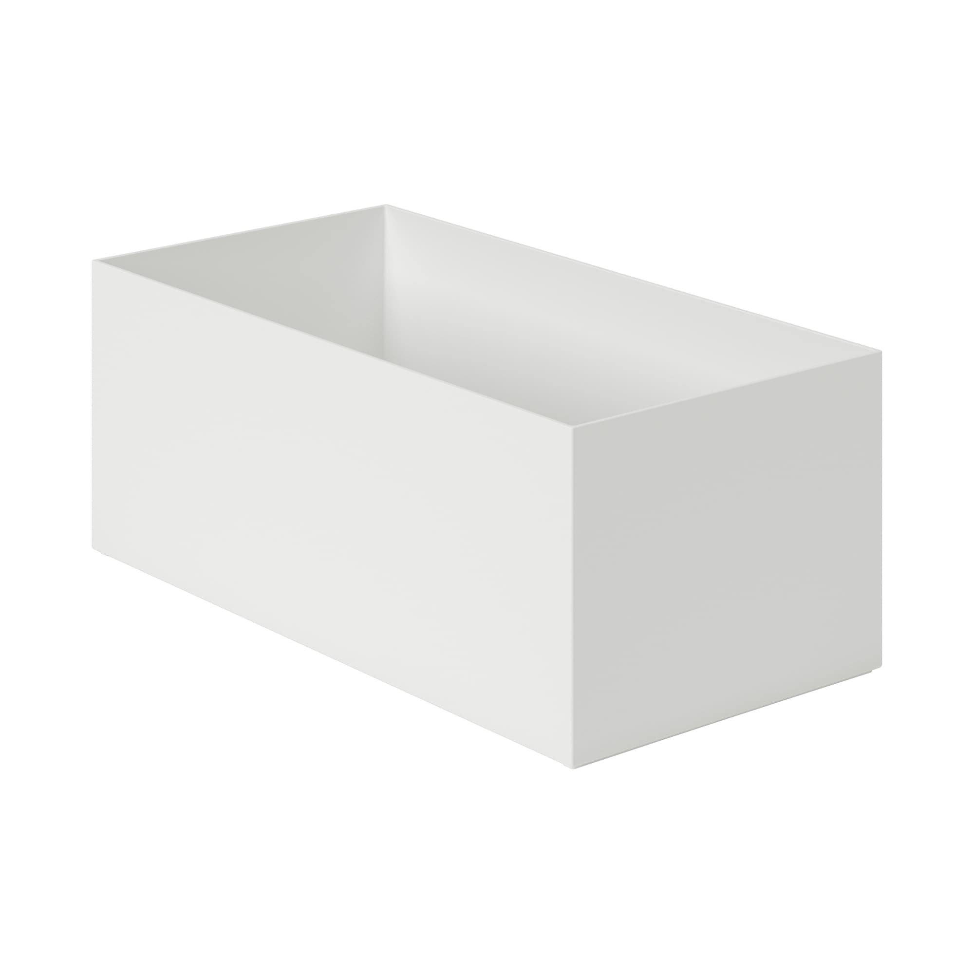 Polypropylene file box Standard Wide 1/2 White grey