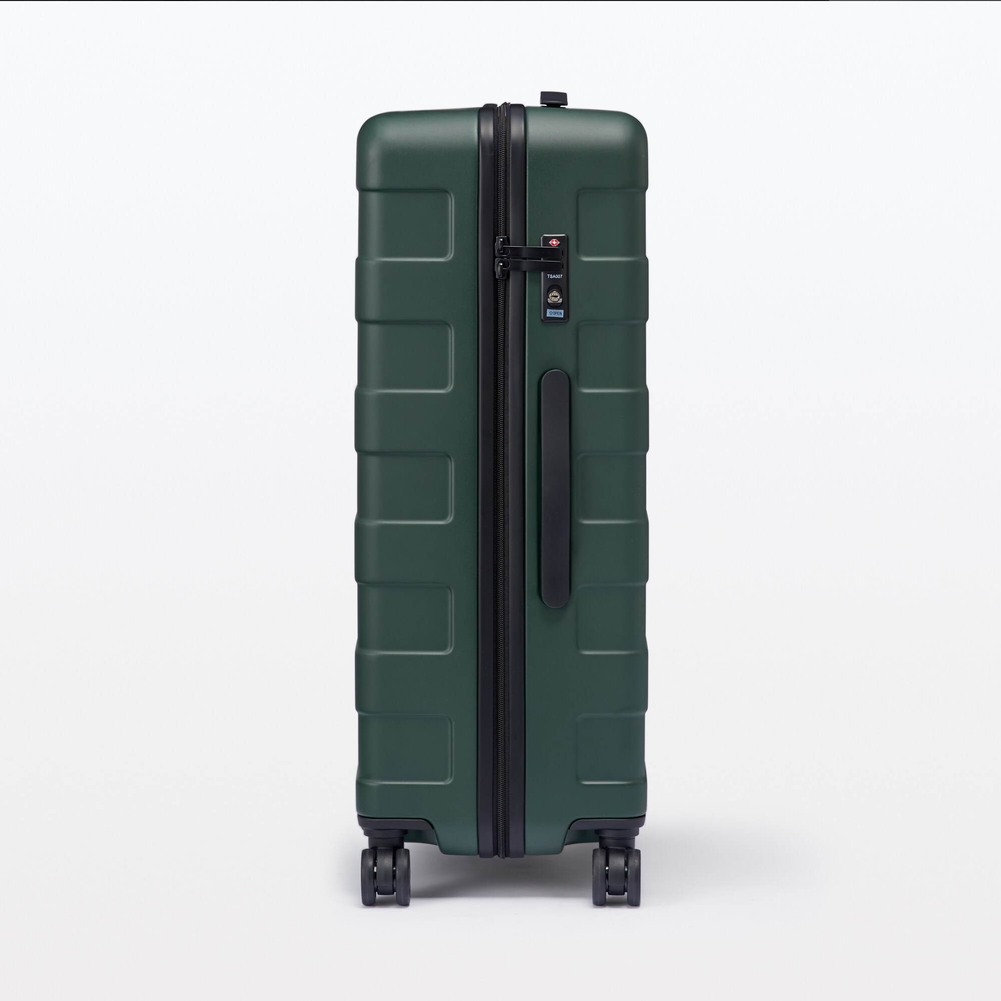 Hard carry-on suitcase (75L) Khaki Green