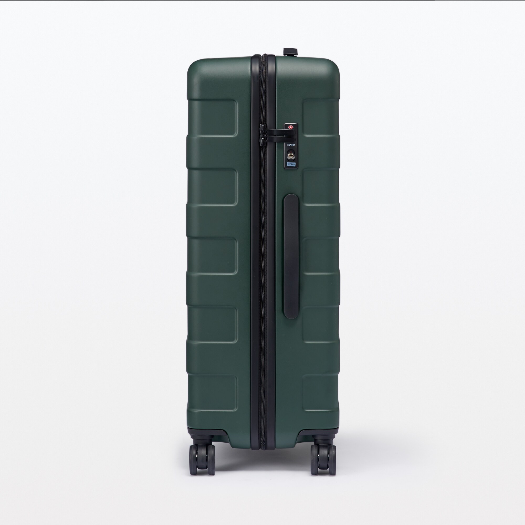 Hard carry-on suitcase (75L) Khaki Green