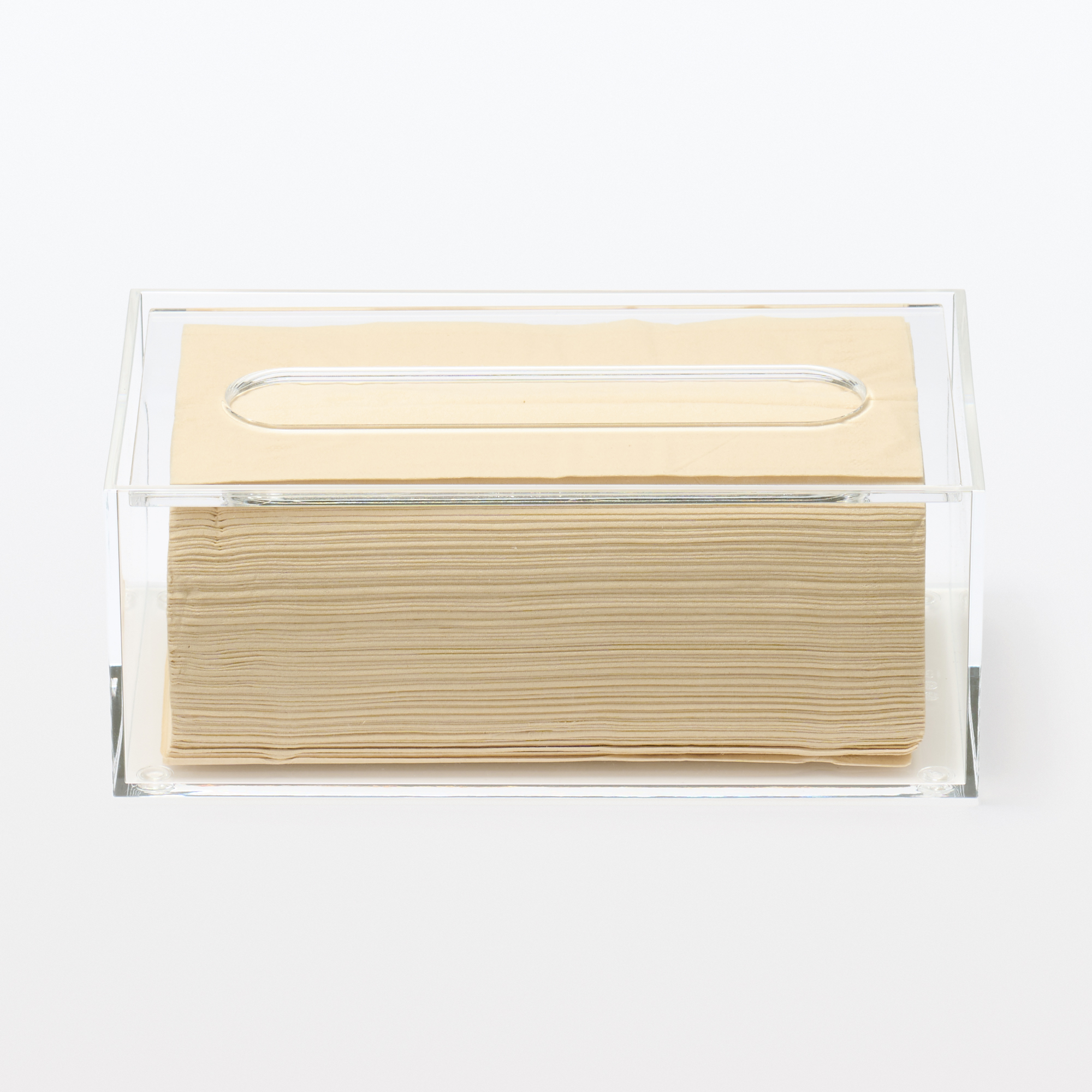 Acrylic Tissue holder / For soft pack refill tissues