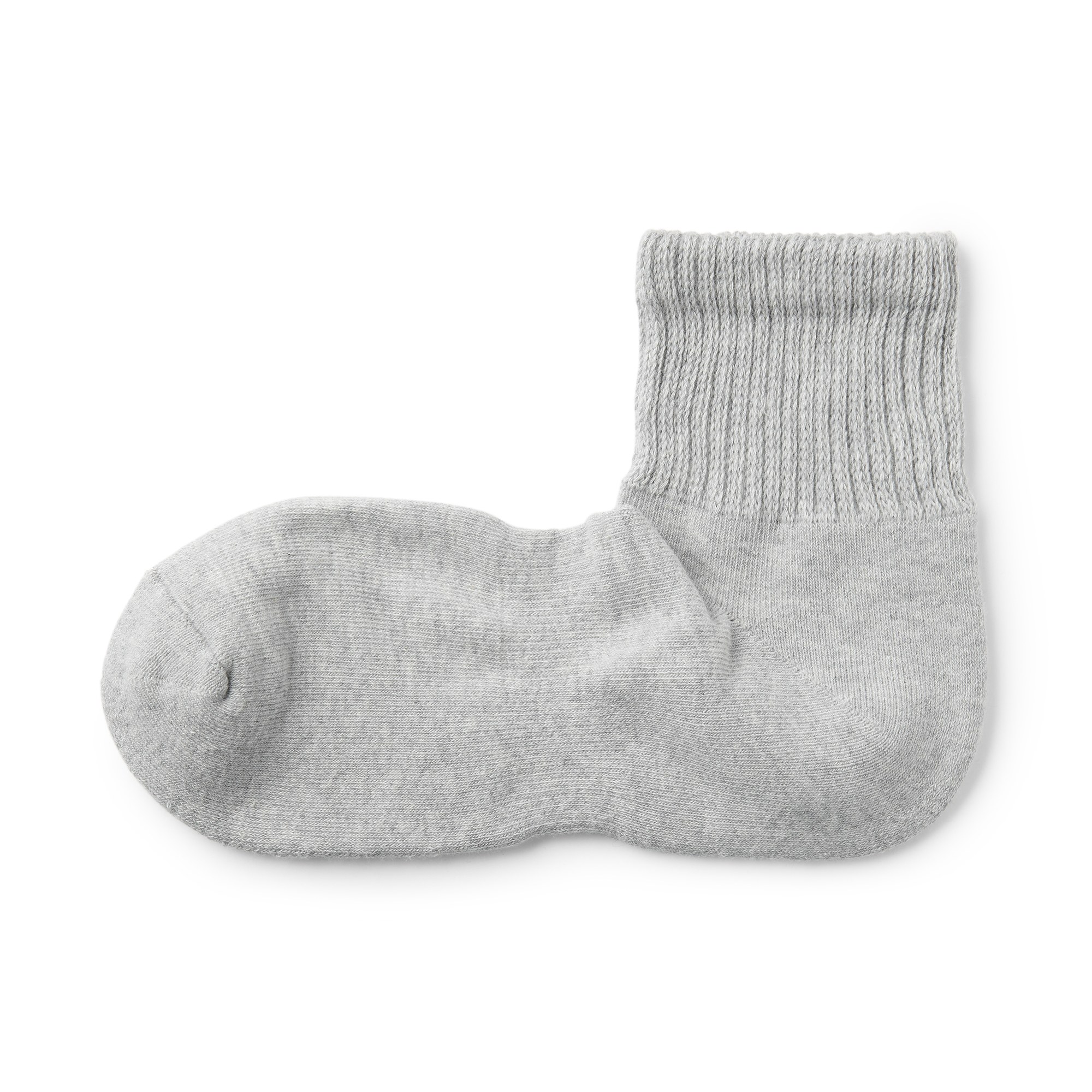 Right Angle Pile Short Socks(Plain/IND ONLY)