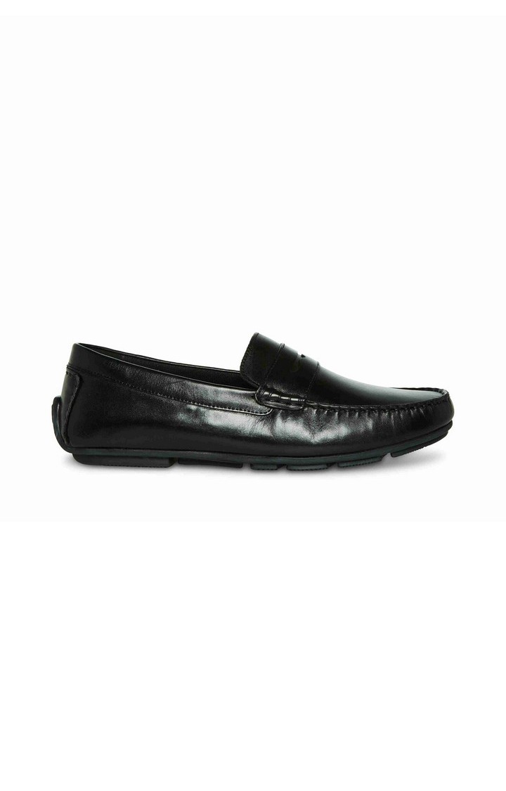 Sassandra Black Driver Loafers