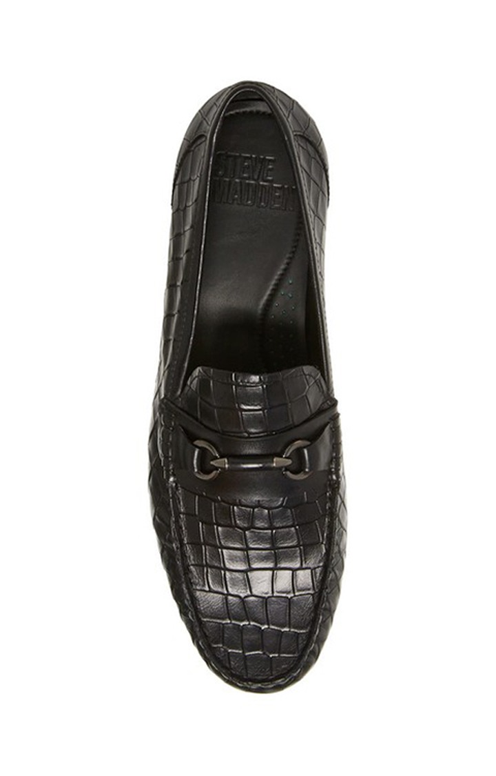 Carolina Black Tie-Ups & Dress Loafers