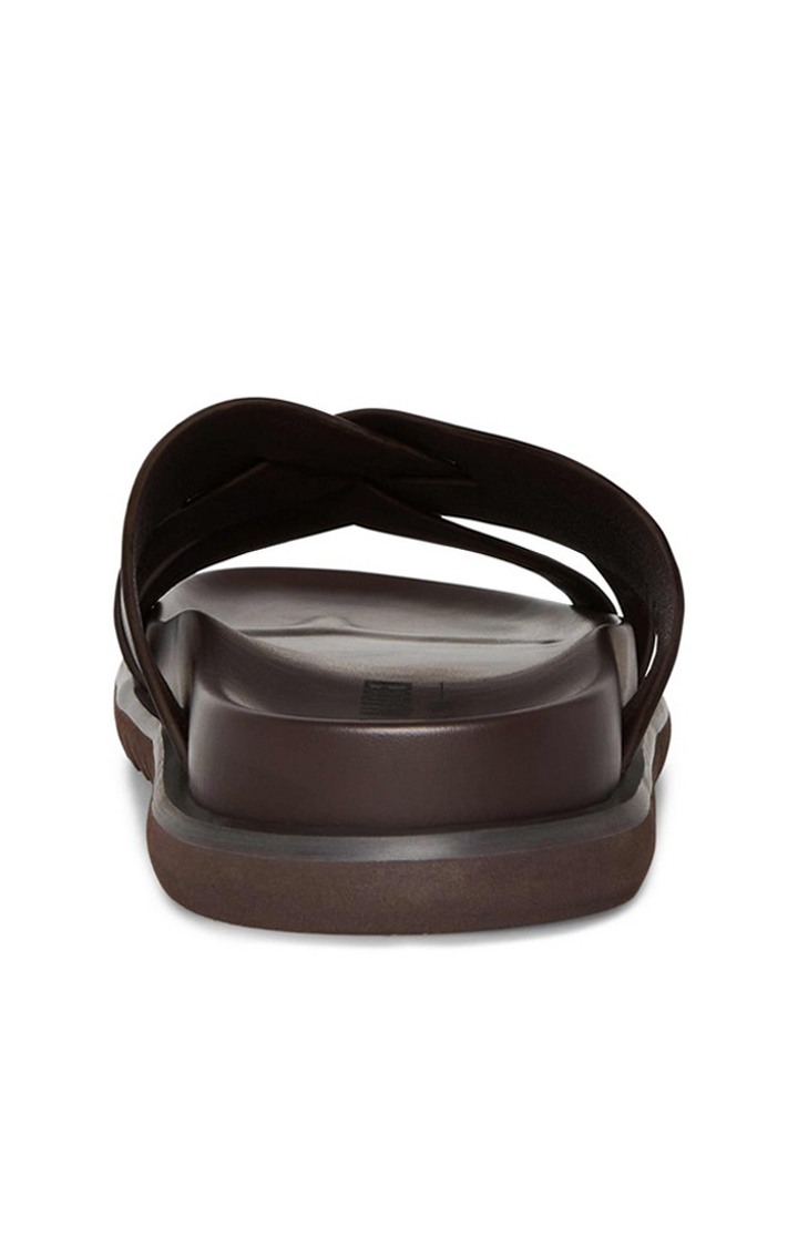 Sarrian Brown Sandals & Flip Flops