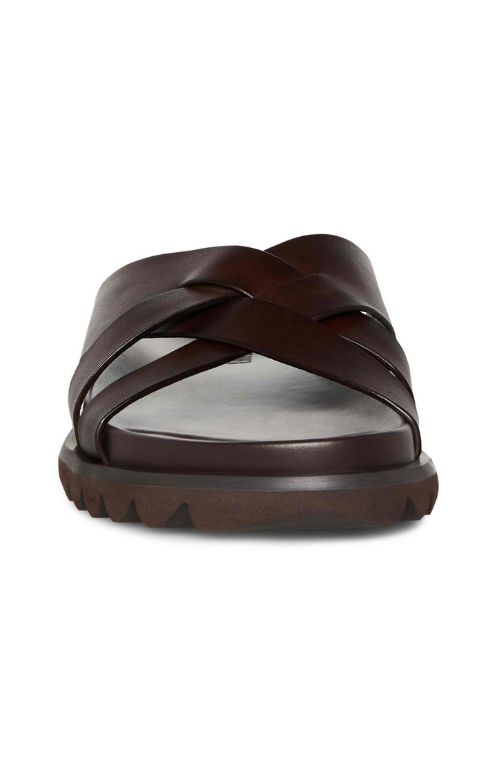 Sarrian Brown Sandals & Flip Flops