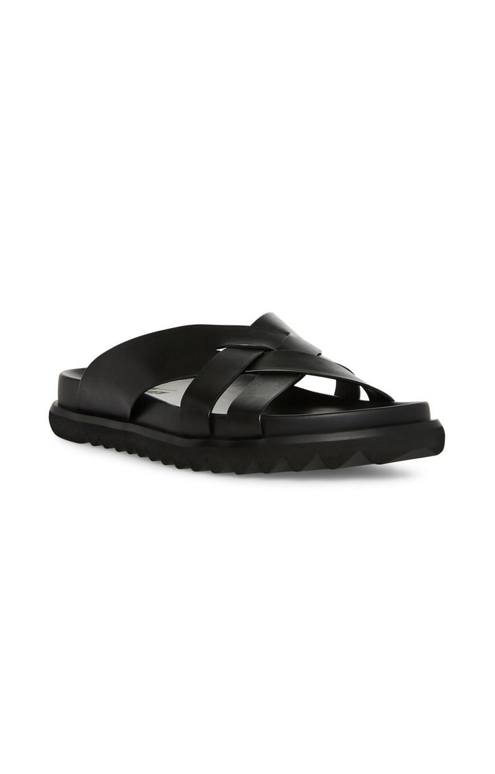 Sarrian Black Sandals & Flip Flops