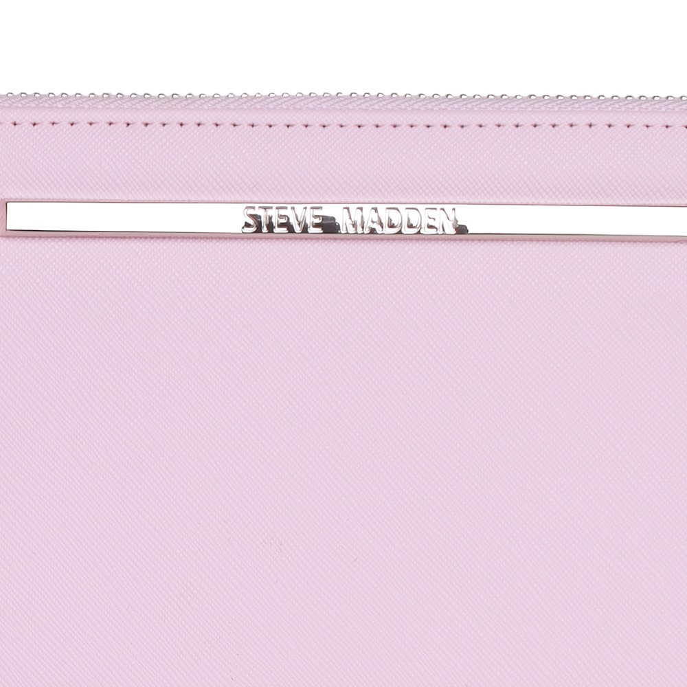 Bzip-Web Chalk Pink Clutches & Wallets