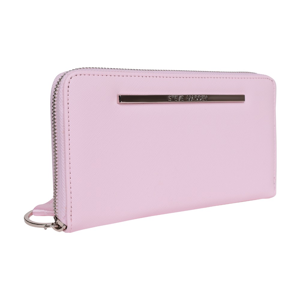 Bzip-Web Chalk Pink Clutches & Wallets