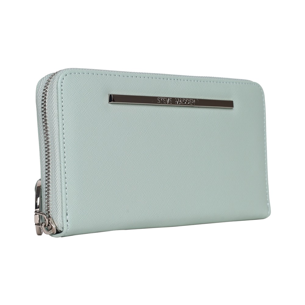 Bzip-Web Frosty Green Clutches & Wallets